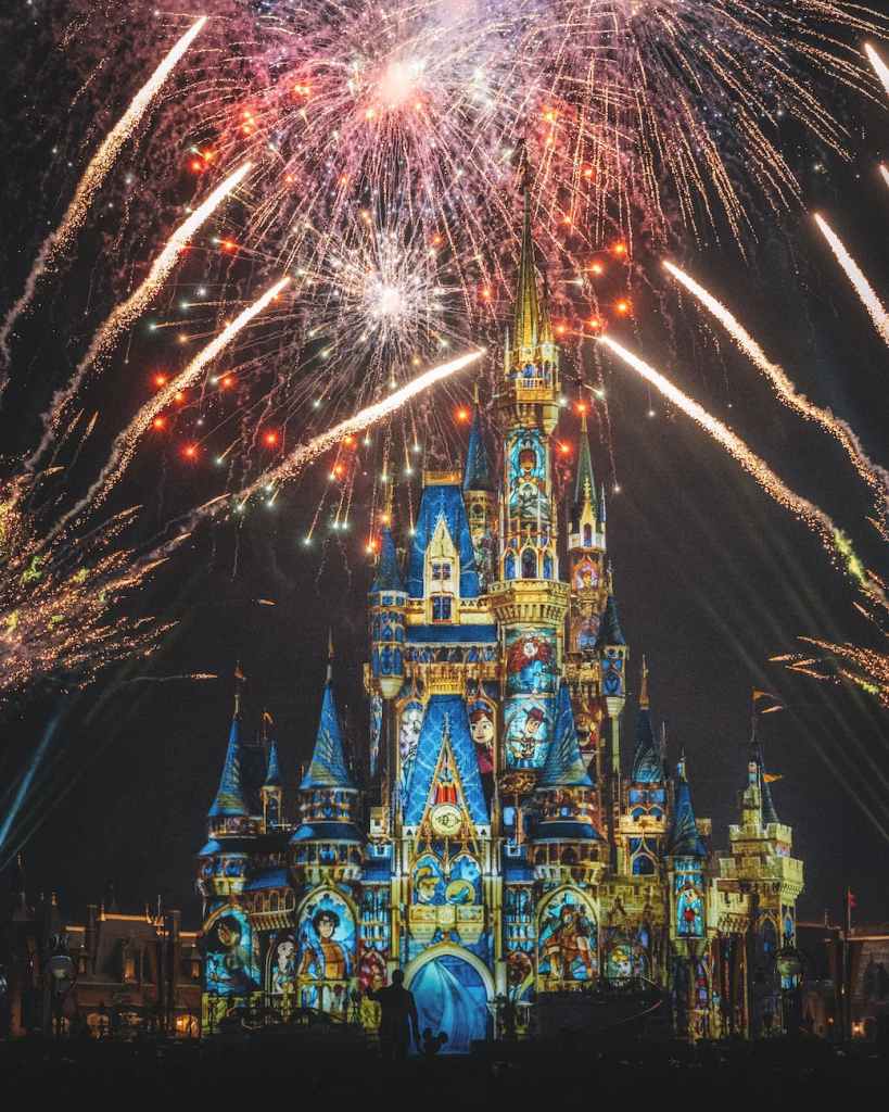 photo of fireworks display during evening